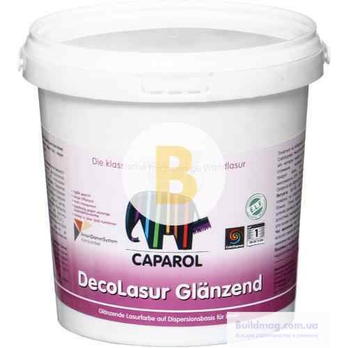 Краска декоративная DecoLasur Glaenzend Caparol прозрачный 1 л в магазине Buildmag Краска декоративная DecoLasur Glaenzend Caparol прозрачный 1 л
