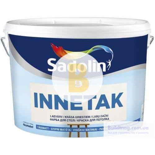 Краска Sadolin Innetakk белый 10 л в магазине Buildmag Краска Sadolin Innetakk белый 10 л