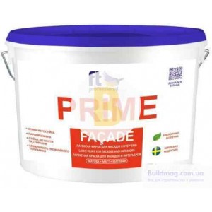 Краска латексная водоэмульсионная FT Professional Prime Facade Base A глубокий мат белый 3 л