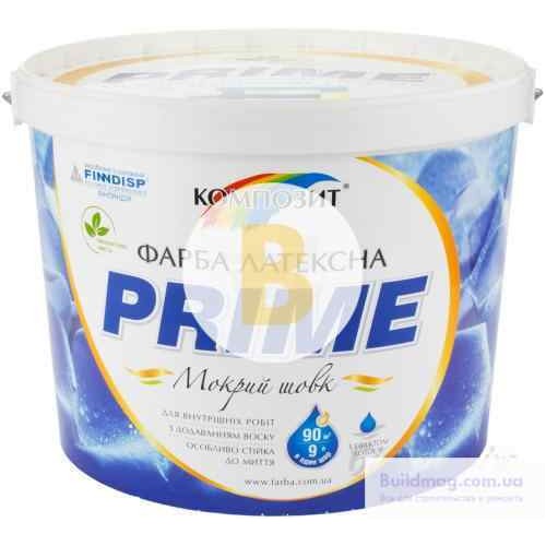 Краска латексная Kompozit PRIME база С мат база под тонировку 0.9 л в магазине Buildmag Краска латексная Kompozit PRIME база С мат база под тонировку 0.9 л