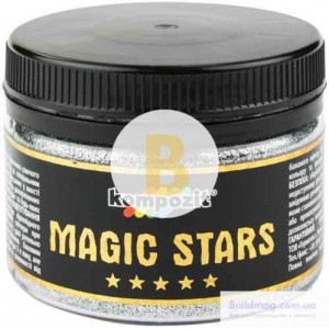 Глиттер MAGIC STARS Kompozit серебряный