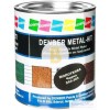 Краска Denber Metal Hit молотковая черный шелковистый мат 0,75 л