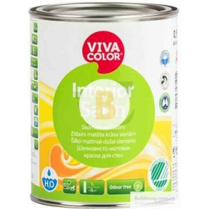 Краска Vivacolor Interior Satin, база С база под тонировку 0,9 л 1,1 кг