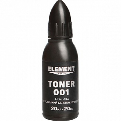 Колер Element Decor Toner серая лава 20 мл в магазине Buildmag Колер Element Decor Toner серая лава 20 мл