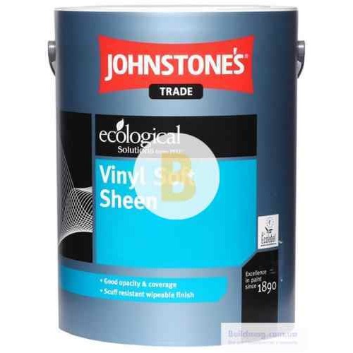 Краска Johnstone's Vinil Soft Sheen белый 5 л в магазине Buildmag Краска Johnstone's Vinil Soft Sheen белый 5 л