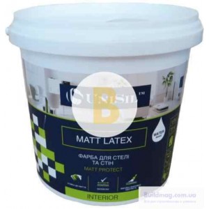 Краска латексная UniSil Matt latex мат белый 1,4 кг