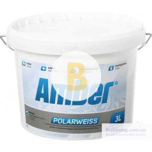 Краска Amber Amber Polarweiss белый 3 л