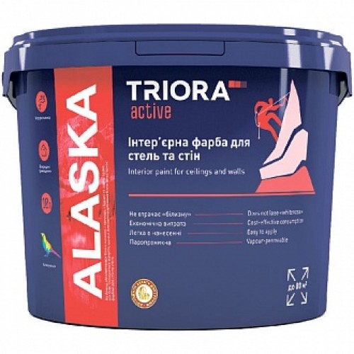Краска Triora ALASKA белый 10 л