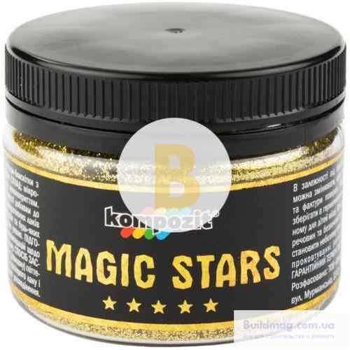 Глиттер Kompozit MAGIC STARS золото 0,06 кг