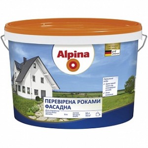 Краска Alpina Проверенная годами белый 10 л