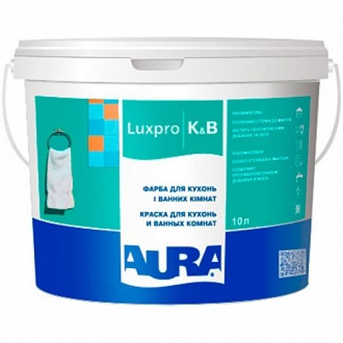 Краска Aura Luxpro K&B белый 1 л 1,216 кг