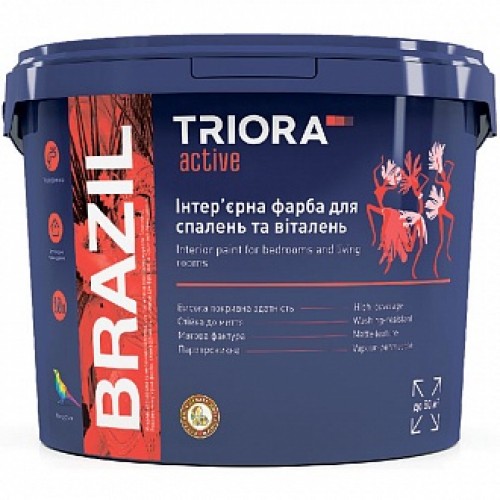 Краска Triora BRAZIL белый 5 л