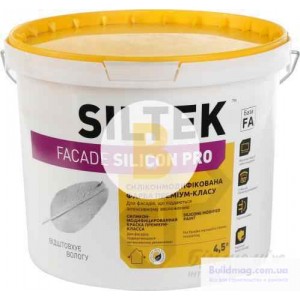Краска Siltek FACADE SILICON PRO База FА белый 4,5 л
