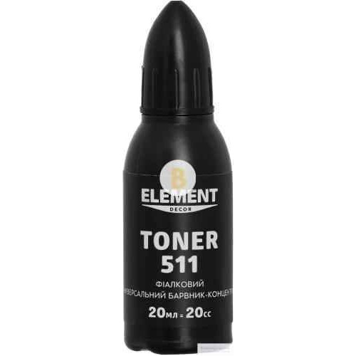 Колер Element Decor Toner фиалковый 20 мл в магазине Buildmag Колер Element Decor Toner фиалковый 20 мл