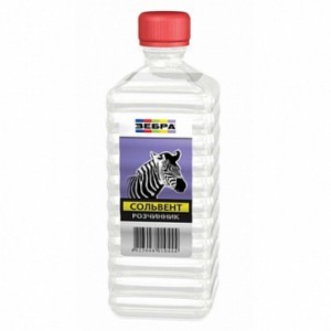 Растворитель Сольвент ZEBRA 0,5 л