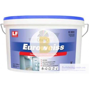 Краска акриловая Dufa Euroweiss D604 мат белый 3,5 кг