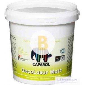 Краска декоративная DecoLasur Matt Caparol белый 1 л