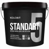 Краска латексная Kolorit Standart 5 (база А) мат белый 0.9 л