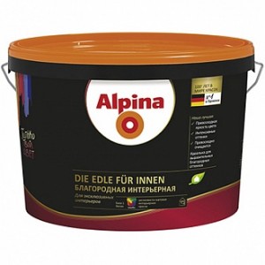 Краска Alpina Die Edle fur Innen B1 белый 2,5 л