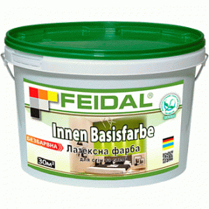 Краска латексная Feidal Innen Basisfarbe мат база под тонировку 0.75 л