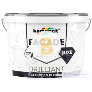 Краска силиконовая Kompozit Facade Luxe база С мат база под тонировку 1.4 кг